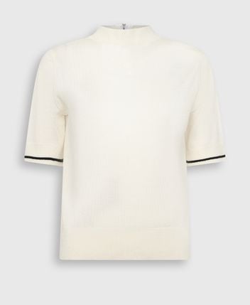 Wool-silk blend jumper