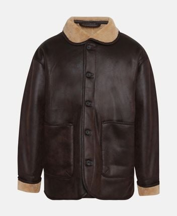 Leather-look jacket