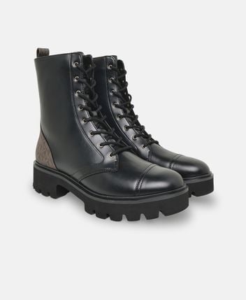 Lace-up ankle boot Weiss