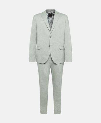 Linen-blend suit