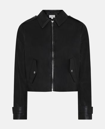 Leather-look jacket