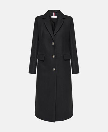 Wool-blend coat