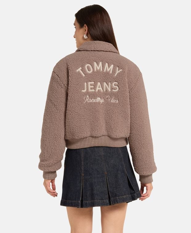 Tommy Jeans 테디 퍼 자켓