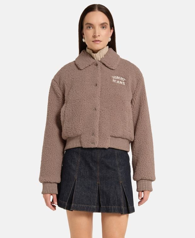 Tommy Jeans 테디 퍼 자켓