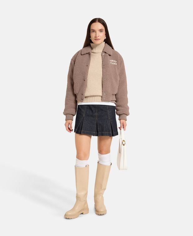Tommy Jeans 테디 퍼 자켓