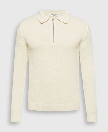 Knitted polo shirt