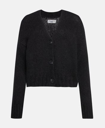 Wool-blend cardigan