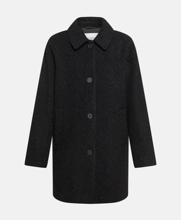 Wool-blend coat