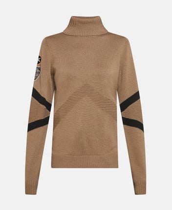 Wool pullover Retro Patch