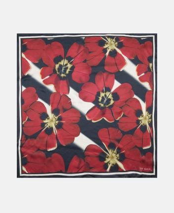 Silk square scarf Jeeann