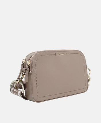 Leather cross body bag Luceele