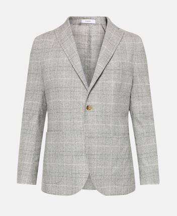 Wool-blend suit jacket
