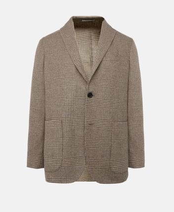 Wool-blend suit jacket