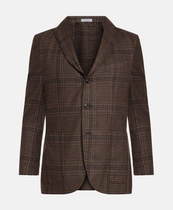 Wool-blend suit jacket