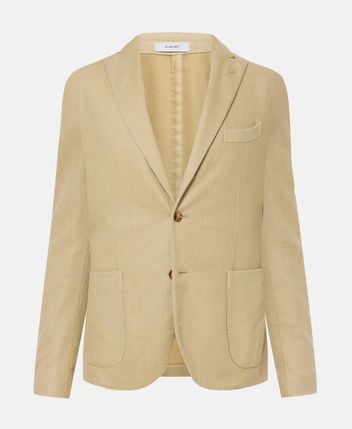 Wool-blend suit jacket
