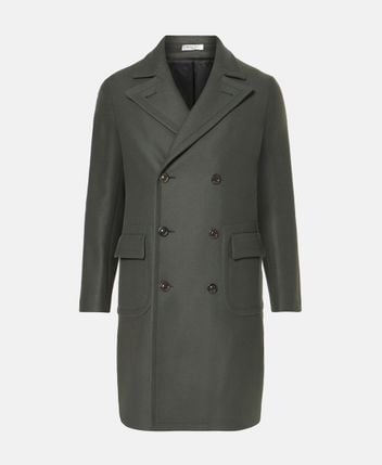 Wool-blend coat