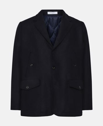Wool-blend suit jacket