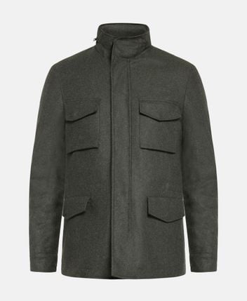 Wool-blend jacket