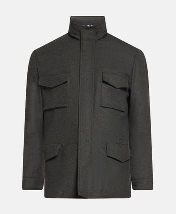 Wool-blend jacket
