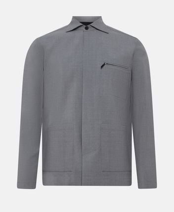 Wool-blend jacket