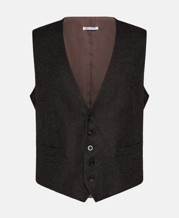 Wool-blend waistcoat