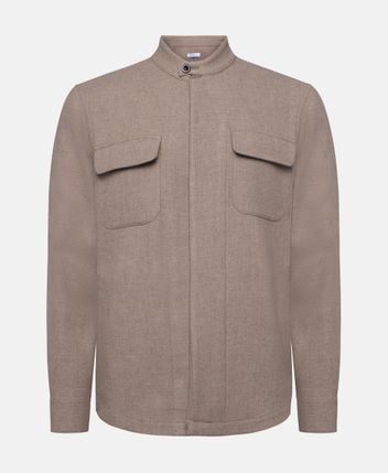 Wool overshirt