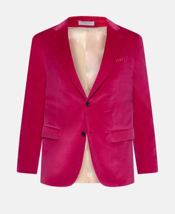 Velvet suit jacket