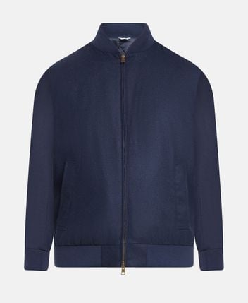 Wool bomber jacket