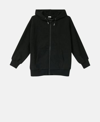 Hooded sweat jacket