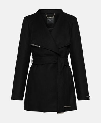 Linen-blend short coat Rosess