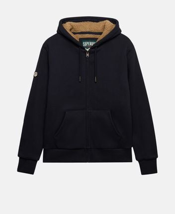 Hooded sweat jacket