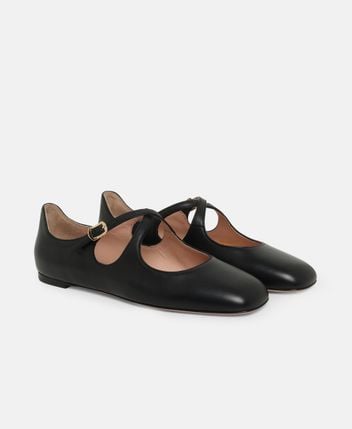 Ballerina flat with straps Beliska
