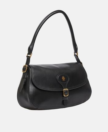 Leather shoulder bag