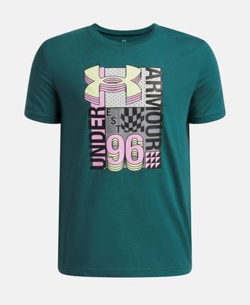 Crew neck t-shirt UA B Logo WM Collage