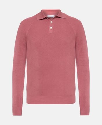 Knitted polo shirt