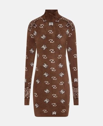 Knitted dress Bandana