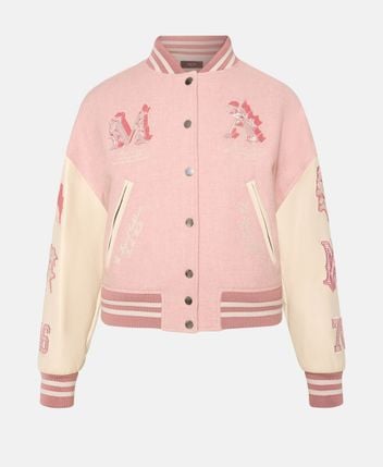 Wool-blend varsity jacket