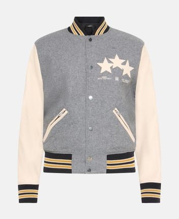 Wool-blend varsity jacket