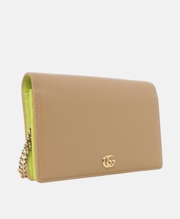 Leather clutch Petite Marmont
