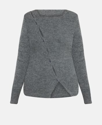 Wool-blend cardigan Pau