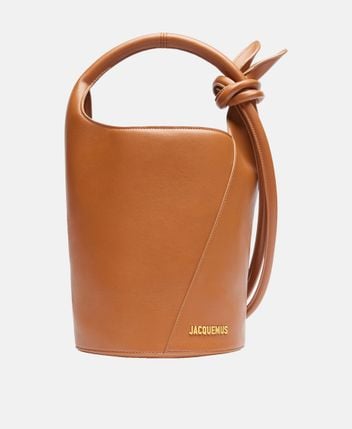 Leather bucketbag