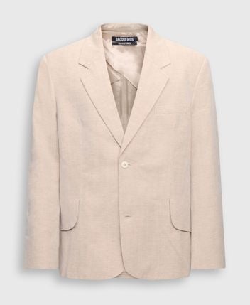 Linen-blend suit jacket Titolo