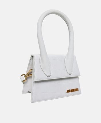 Leather Top Handle bag Le Chiquito moyen