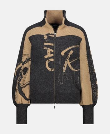 Wool-blend cardigan