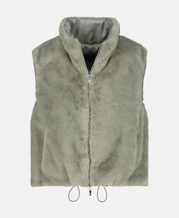 Faux fur gilet