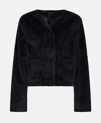 Faux fur jacket