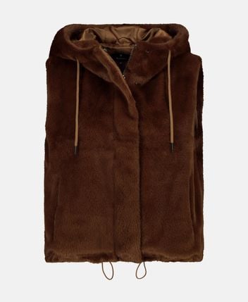 Faux fur gilet