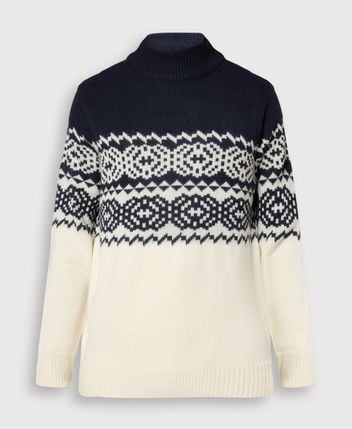Wool-blend pullover