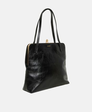 Leather shoulder bag