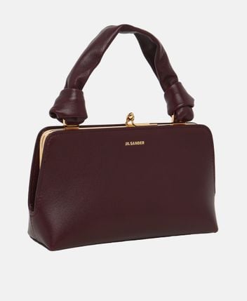 Leather handbag Goji